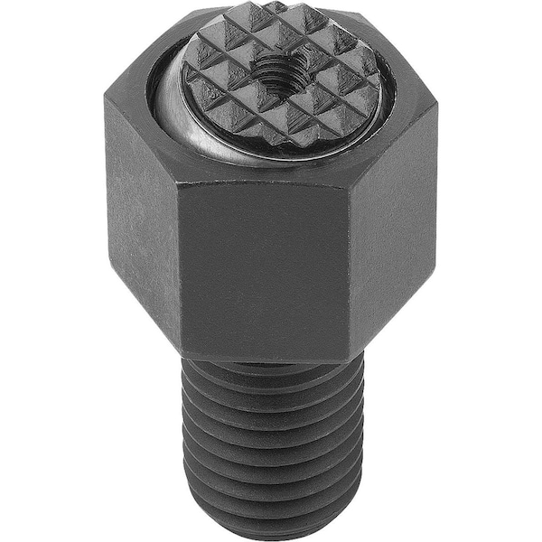 Self-Aligning Pads With O-Ring, Form:F Carbon Steel, Interchangable Insert, Comp:Tool Steel, Sw=30